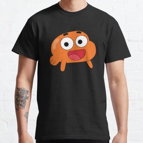 Darwin Watterson happy face Classic T-Shirt - Picture 1 of 4